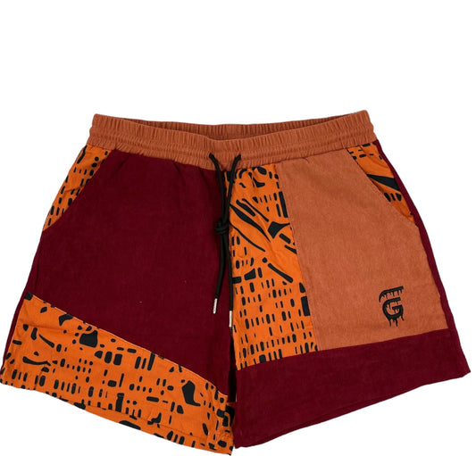 CITY CROSSPATCH SHORTS - FIRE/RED